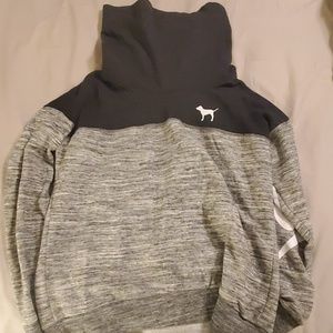 Funnel neck sweatshirt by Pink